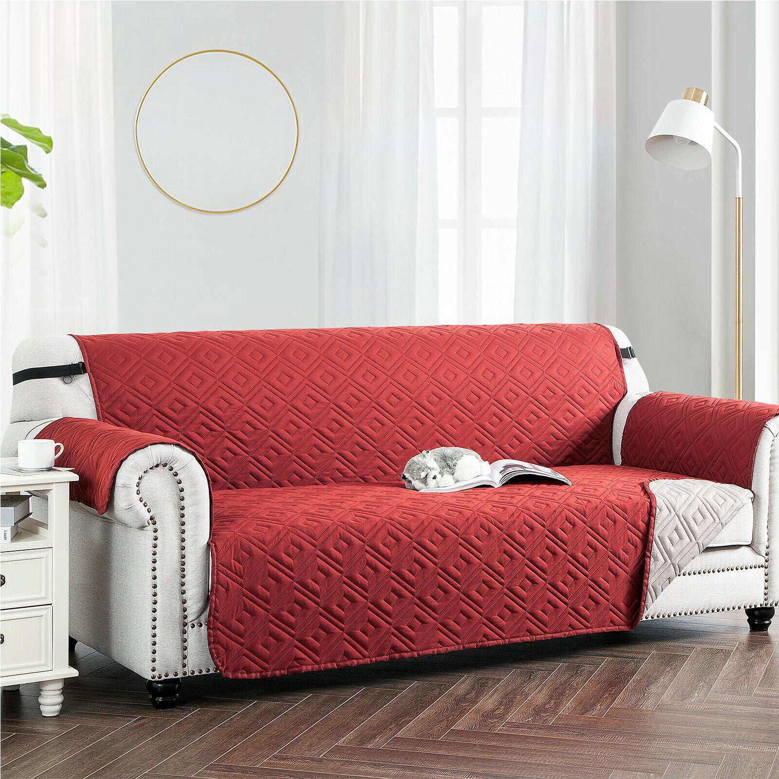 New Waterproof Sofa Slip Cover Quilted Sofa Covers Pet Furniture Protector Throw