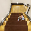 15 PCS Stair Treads Non-Slip Carpets Stairs Cover Mat Home Protection Cover