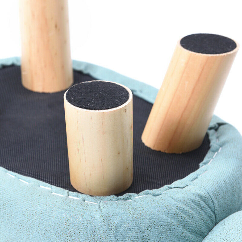 Animal Shaped Footstool Storage Ottoman Padded Soft Pouffe Cushioned Stool Seat