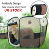 Large Fabric Dog Crate Cat Cage Pet Travel Carrier Puppy Play Pen Foldable Tent