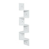 Corner Wall Shelf Unit 5 Tier Wall Storage Organiser Floating Shelves Bookshelf