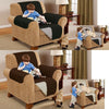 Quilted Sofa Cover Furniture Protector Throw Waterproof WITH STRAP