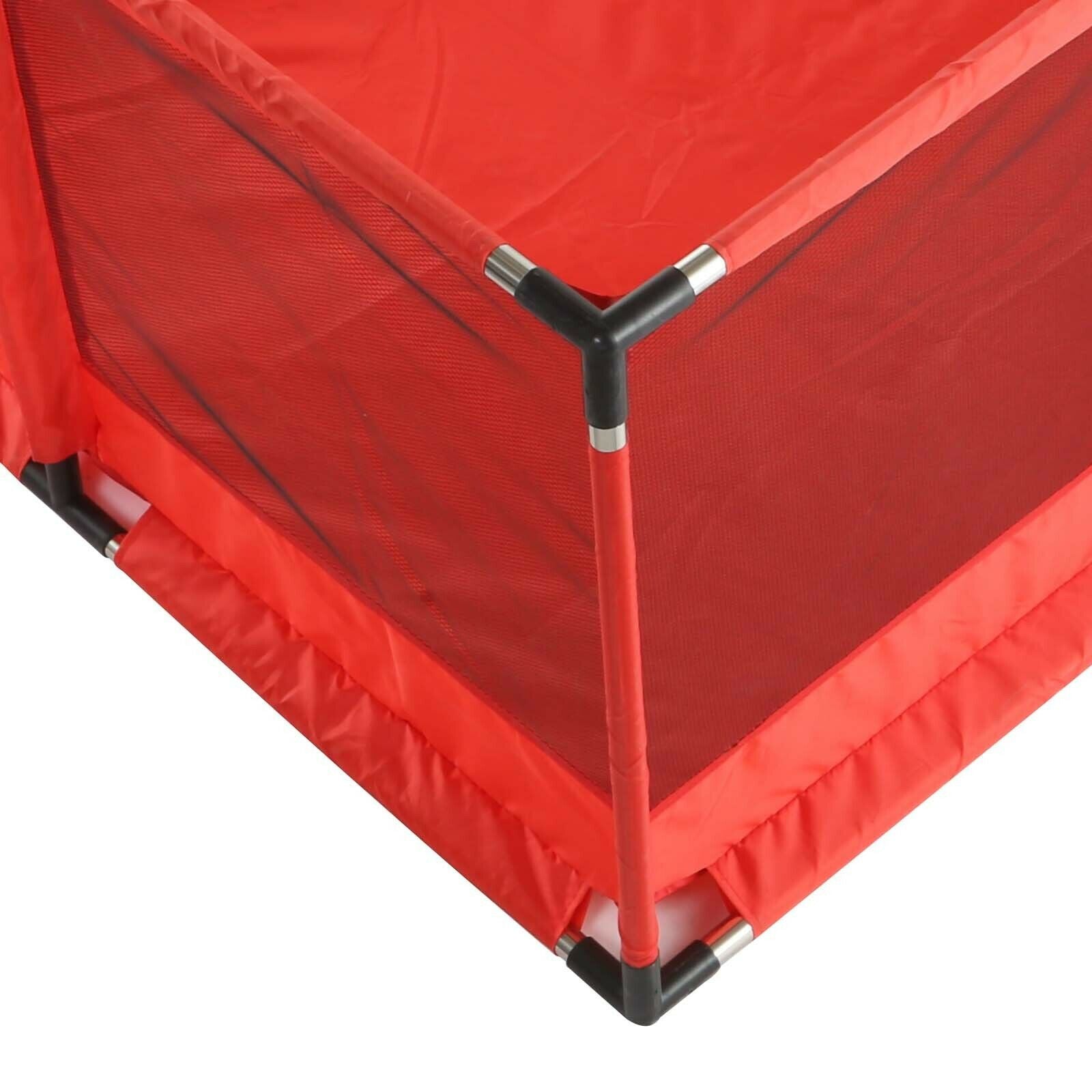 4 Sides Baby Playpen by house & Round Zipper Door Play Pen for Toddlers