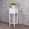 Telephone Bedside Table Nightstand Cabinet with Shelf for Bedroom Livingroom