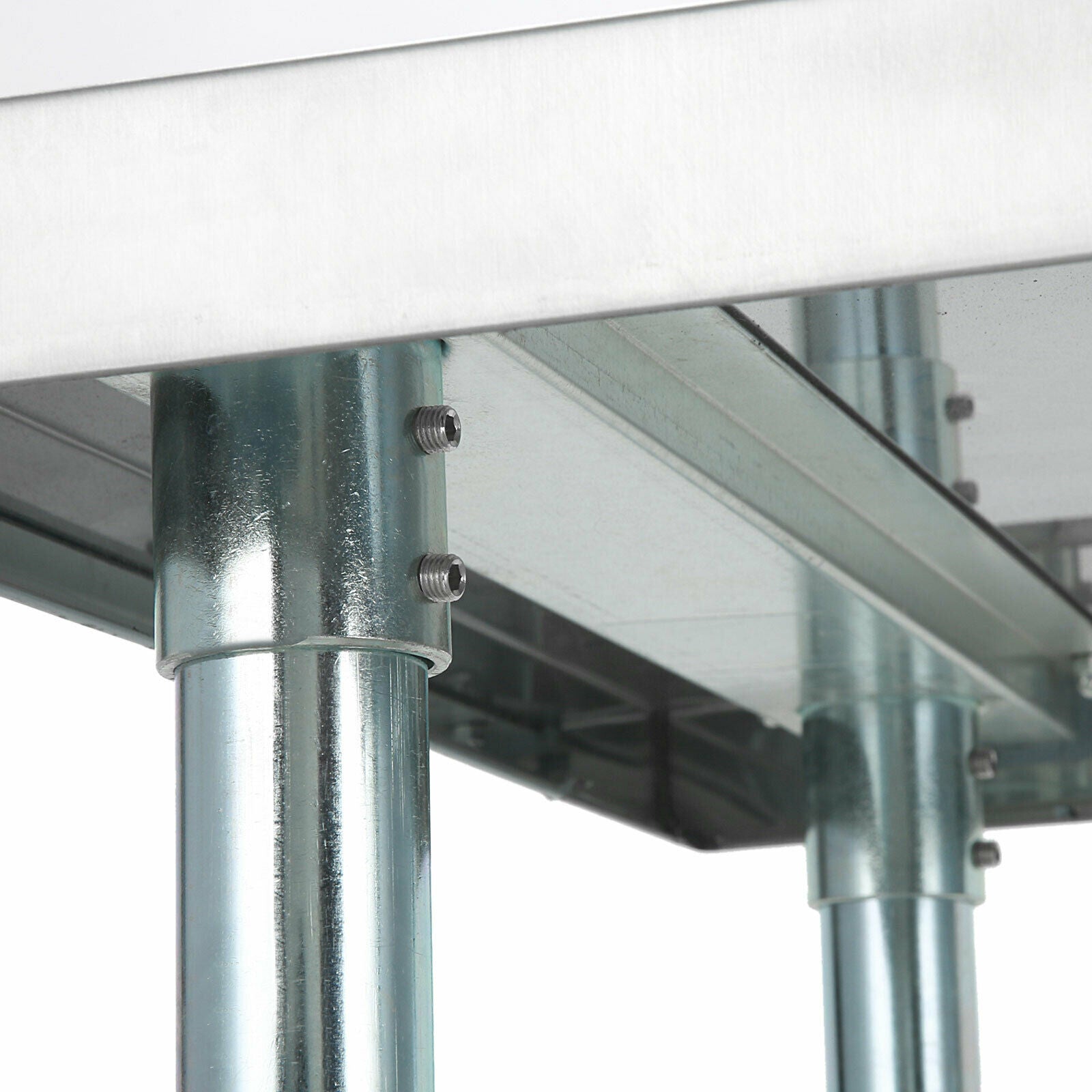 2x2FT Stainless Steel Work Bench Commercial Catering Table Kitchen WorkTop Prep