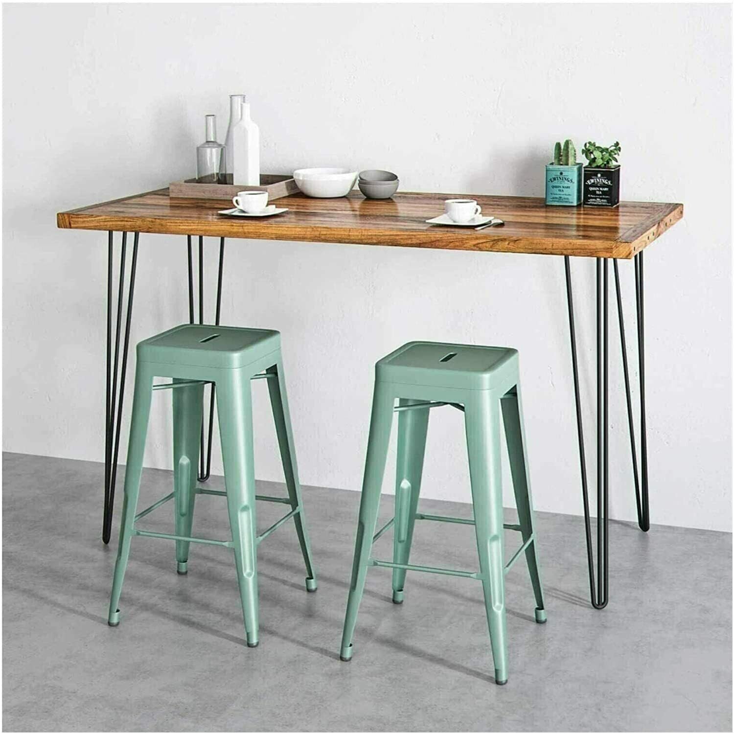 4x 28 Inch Metal Hairpin Table Legs Furniture Coffee Desk Chair Bench Leg DIY