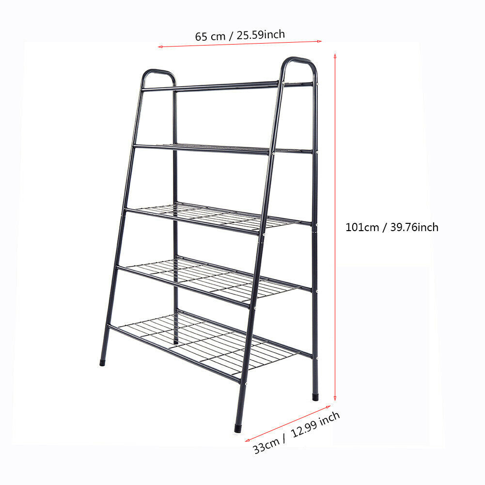 Metal Shoe Rack Storage Organizer Stand Shelf Holder 6-10 Pairs Space Saving