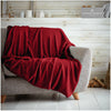 LUXURY TEDDY FLEECE POPCORN THROW OVER FOR SOFA BED BLANKET TRAVEL WARM & COSY