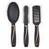 3pc Professional Hair Brush Set Salon High Quality Curling Vent Styling Paddle