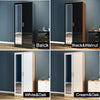 High Gloss 2 Door Wardrobe Mirrored Bedroom Furniture 3 pcs Set Large Storage