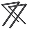 2x Industrial Table Legs Metal for Dining Table/Desk/Chair/Coffee Table/Bench