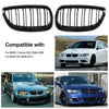 Car Front Bumper Grille Front Kidney Grill for BMW E92 2006-2009 3 Series Gloss