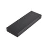 Black 3 x Floating Wall Shelf Wooden Shelves Wall Storage 80cm -