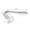 2X Metal Crystal Curtain Holdback Wall Tie Backs Hook Hanger Holder Home Decor