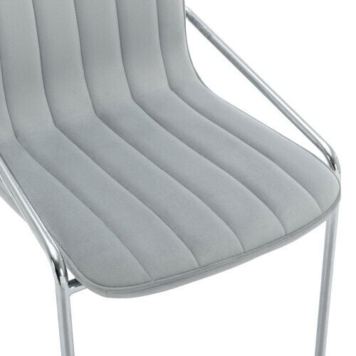 Dining Chairs 2pcs Modern Velvet Dining Armchairs Upholstered Accent Chairs HT