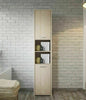 1.85m Tall Bathroom Cabinet High Grade Storage Furniture Unit Cupboard Shelf 73"