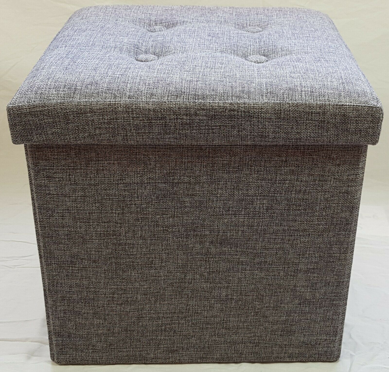 Soft Velvet Diamante Ottoman Folding Storage Box Footstool Seat new colour
