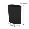 Knife Block Holder Universal Knife Block Oval knife Block Stand Rack Black