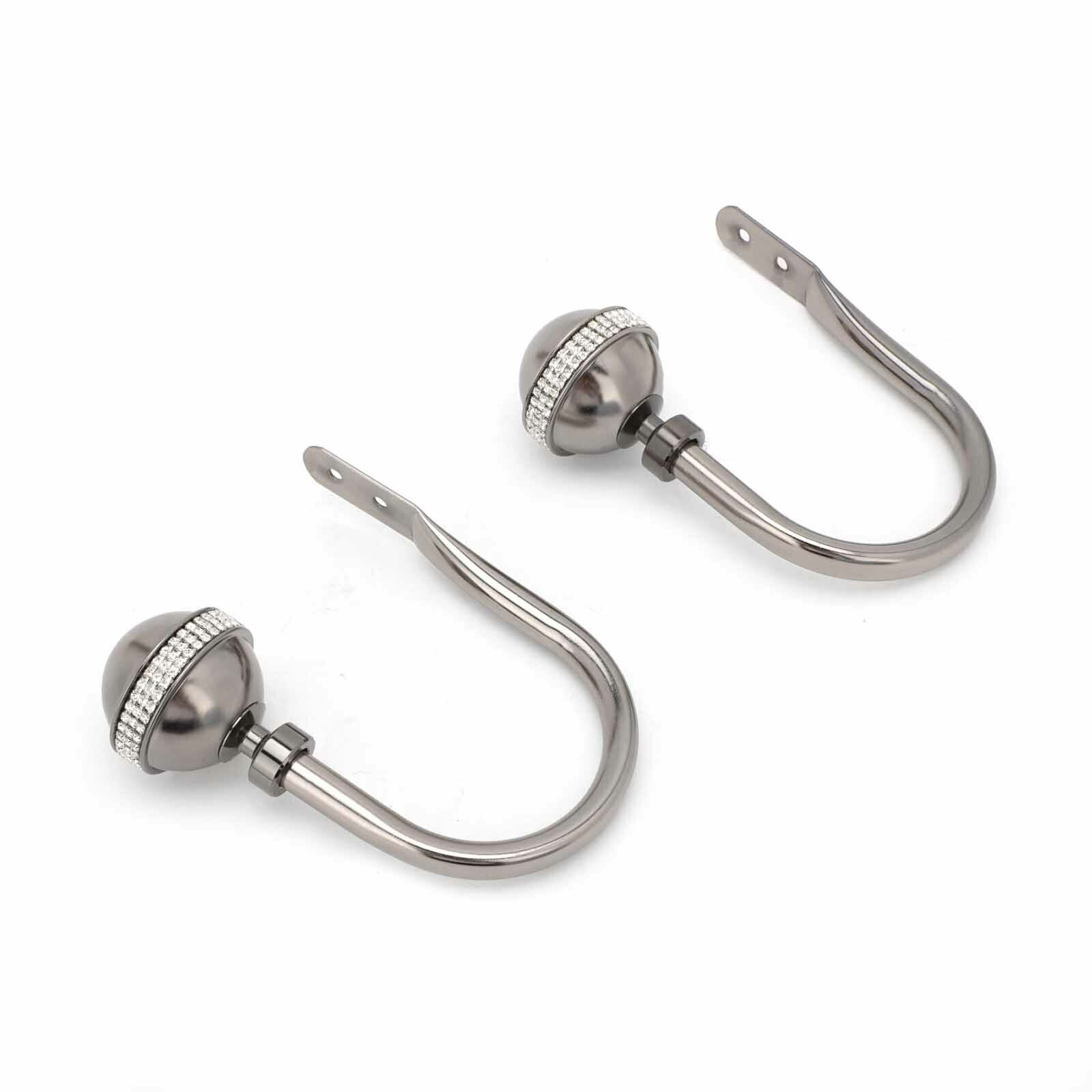 Bling Extendable Metal Curtain Pole Poles 28mm Includes Finals Rings Fittings