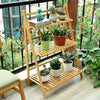 3 Tier Flower Plant Pot Stand Folding Display Ladder Shelf Garden Storage Rack