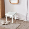 Small Wood Stool Square Footstool Change Shoe Bench Multi-function Step Stool