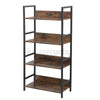 Industrial Ladder Shelf 4 Tiers Bookshelf Plant Flower Stand Storage Rack Home