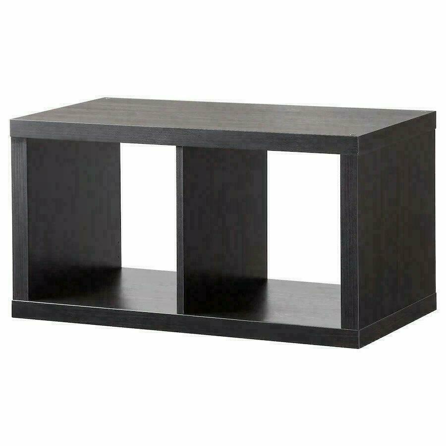 2x1 kallax storage shelving bookcase display unit white 77x42