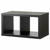2x1 kallax storage shelving bookcase display unit white 77x42