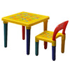 ABC Alphabet Children Plastic Table and Chair Set Gift - Kids Toddlers Childs