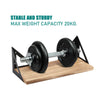 SOLID WOODEN STORAGE SHELF UNIT FLOATING WALL MOUNTED SHELVING 3 TIER BOOKSHELF