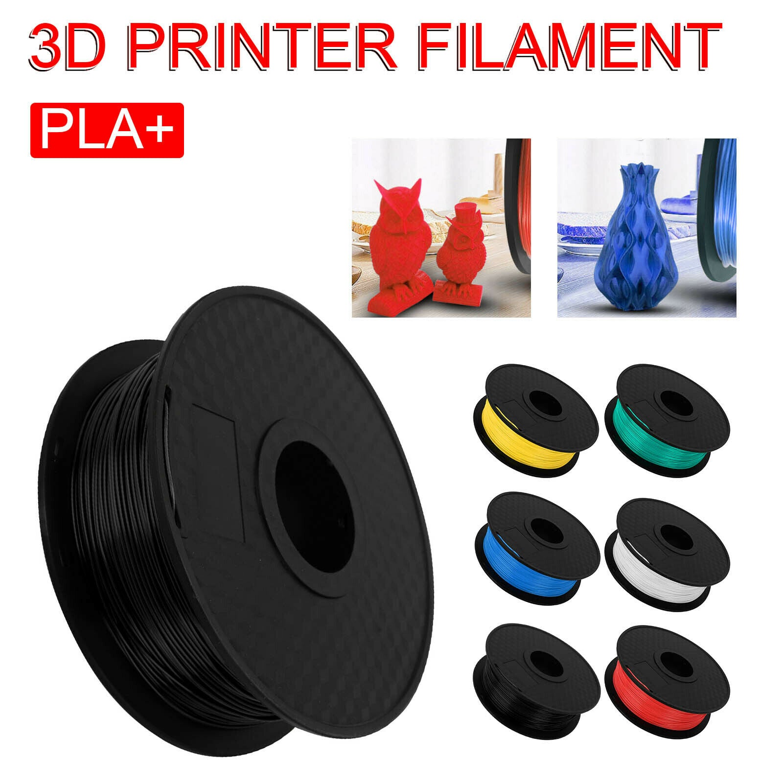 PLA+ 3D Printer Filament Printing Spool Muti-Color Material Kit 1.75mm
