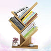 3/5Tier Wooden Tree Bookshelf Bookcase Display Storage Rack Holder Organizer UK