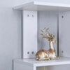S Shape 3/4/5 Tier Bookshelf Bookcase Storage Unit Display Ladder Shelf Office