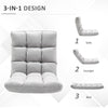 Adjustable Lazy Floor Sofa Chair Lounge Seat Gaming Couch Bed for Living Room