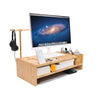 2 Tiers Desktop Monitor Riser Computer Laptop PC Plinth Stand Headset Organizer
