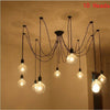 Vintage Industrial Chandelier Light Pendant Shade Retro Spider Ceiling Lights UK