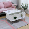Coffee Table with Sliding Top For Living Room Hidden Storage Space New