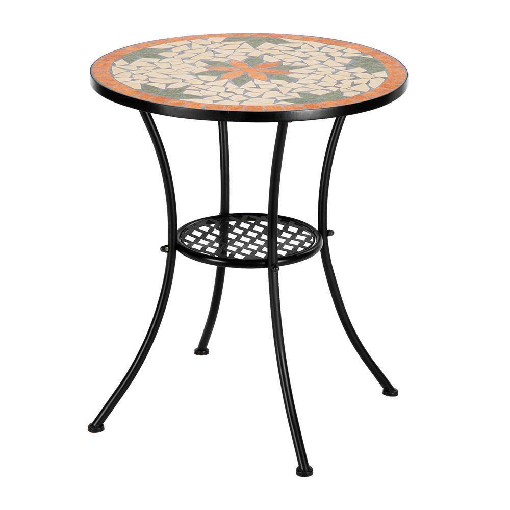 Round mosaic on sale outdoor table