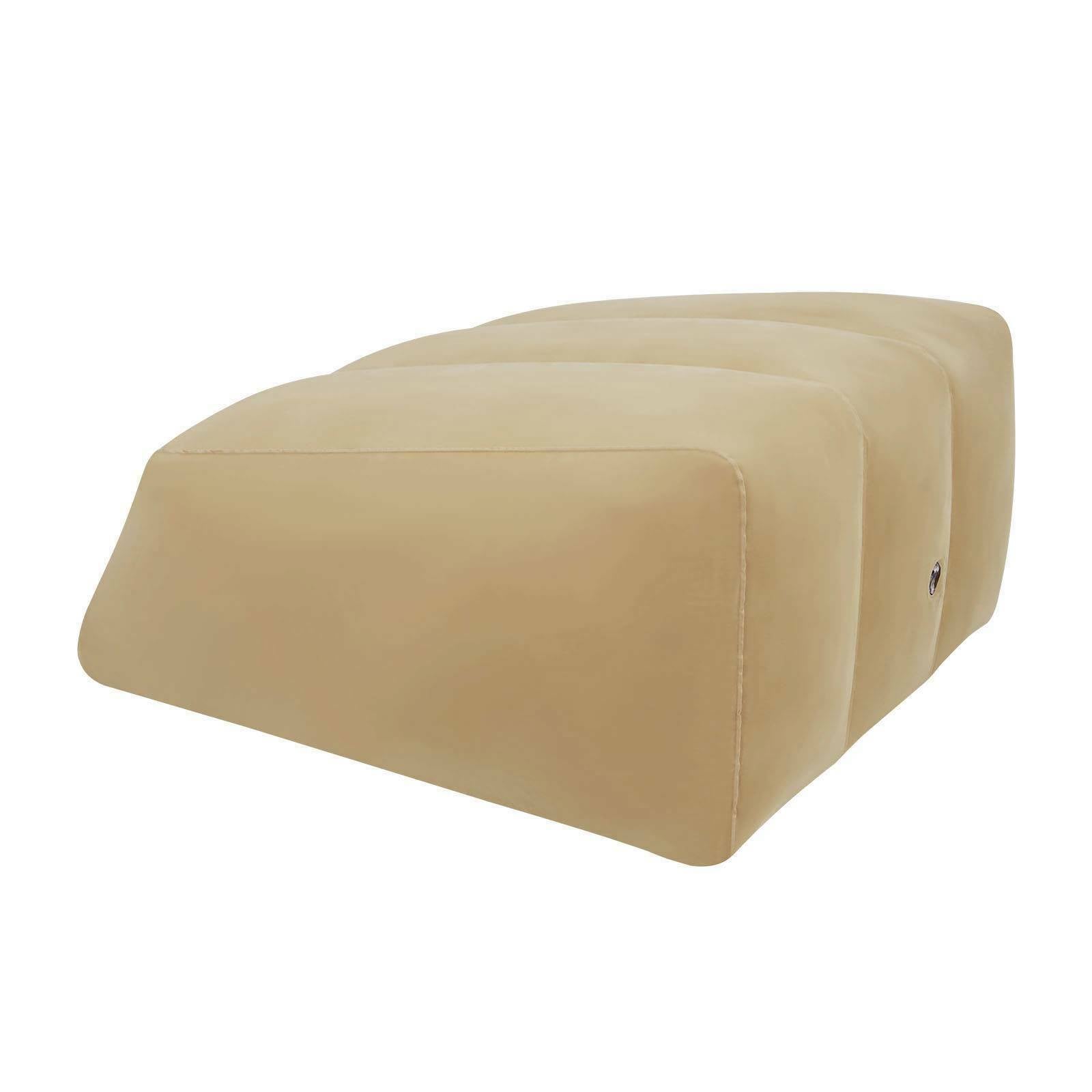Inflatable Wedge Memory Foam Leg Foot Rest Raiser Support Pillow Cushion UK