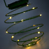 Solar Powered LED Beehive Spiral Lantern String Wire Lights Garden Outdoor Xmas