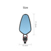 Pair of 7/8" 22mm Motorcycle Motorbike Alloy Bar End Side Rearview Mirrors