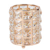 CRYSTAL MAKE UP BRUSH STORAGE BUCKET PENS/PENCILS HOLDER DESKTOP ORGANIZER DECOR