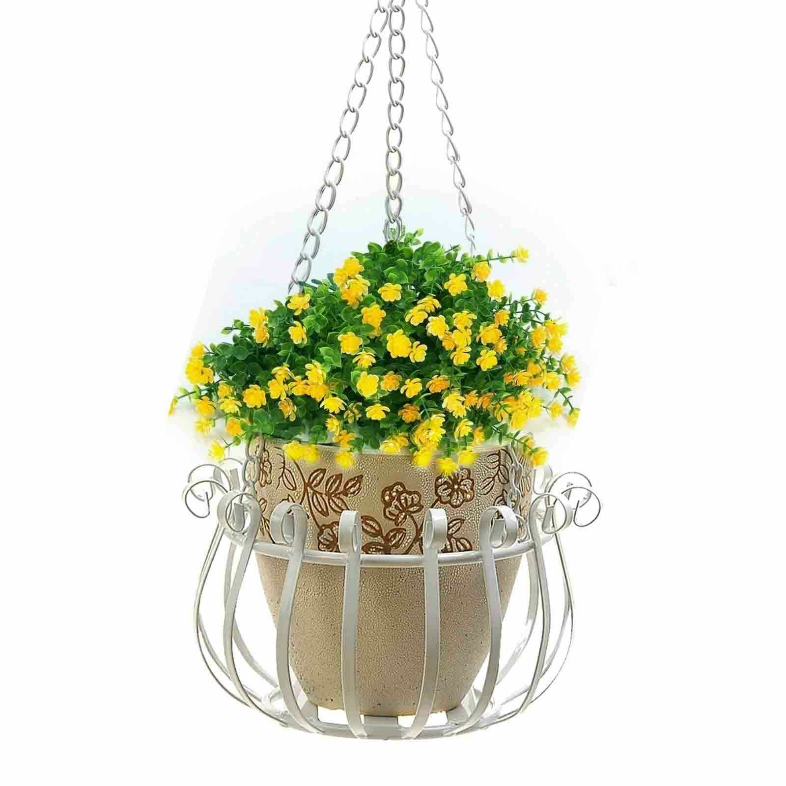 In/Outdoor Artificial Fake Flowers Plants For Window Box Plants Garden Porch UK