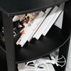 L-shaped Corner Computer Desk PC Table Workstation Home Office Furniture Black