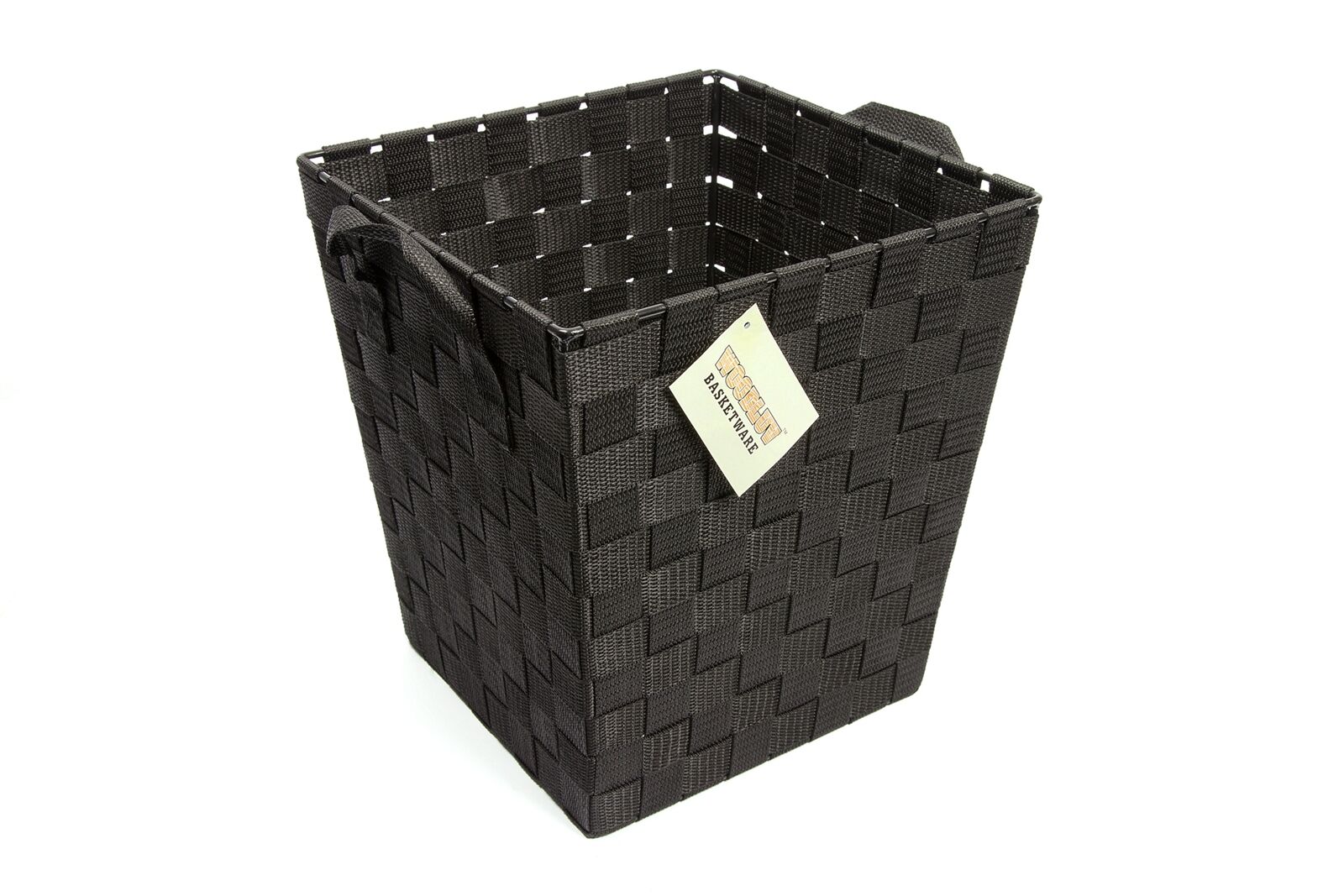 Woven Waste Paper Bin Basket With Hollow Handle, Available in 3 colours