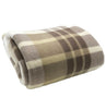 Tartan Throw Checked Large Polar Fleece Warm Soft Blanket Sofa Bed Travel Car