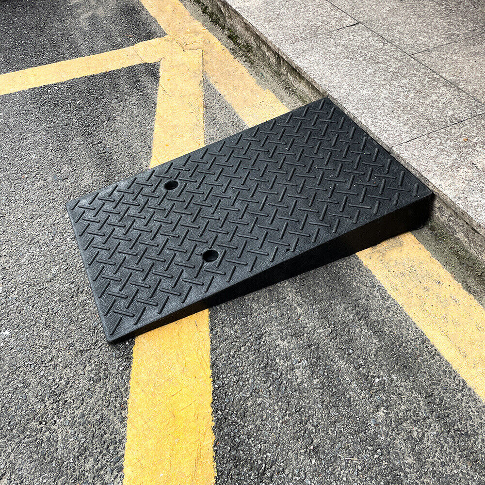 1/2X Kerb Ramp Curb Ramps Heavy Duty Driveway Threshold Ramps Rubber Kerb Ramps