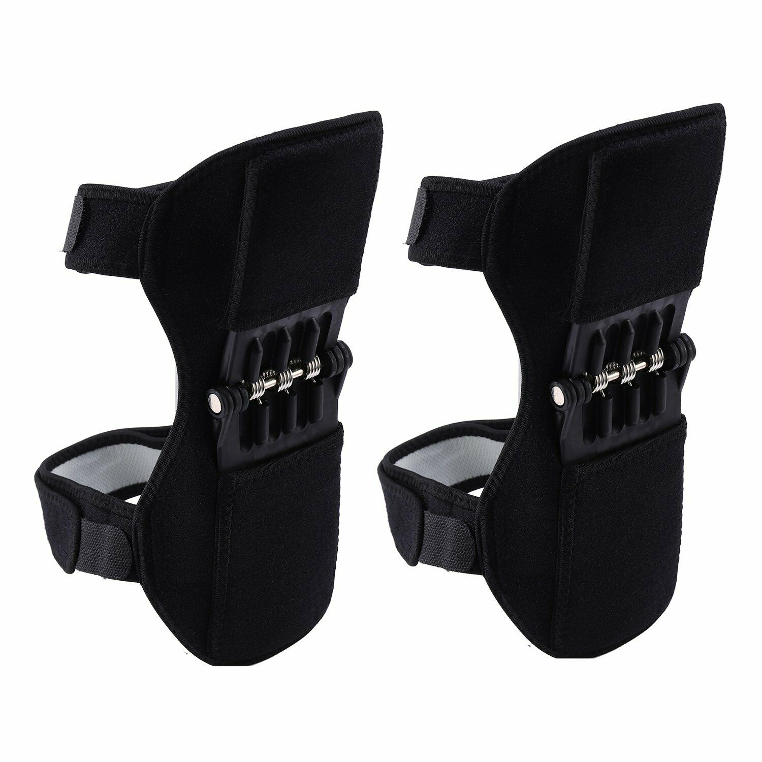 2x Power Lift Joint Support Knee Brace Pad Rebound Spring Force Running Kneepad