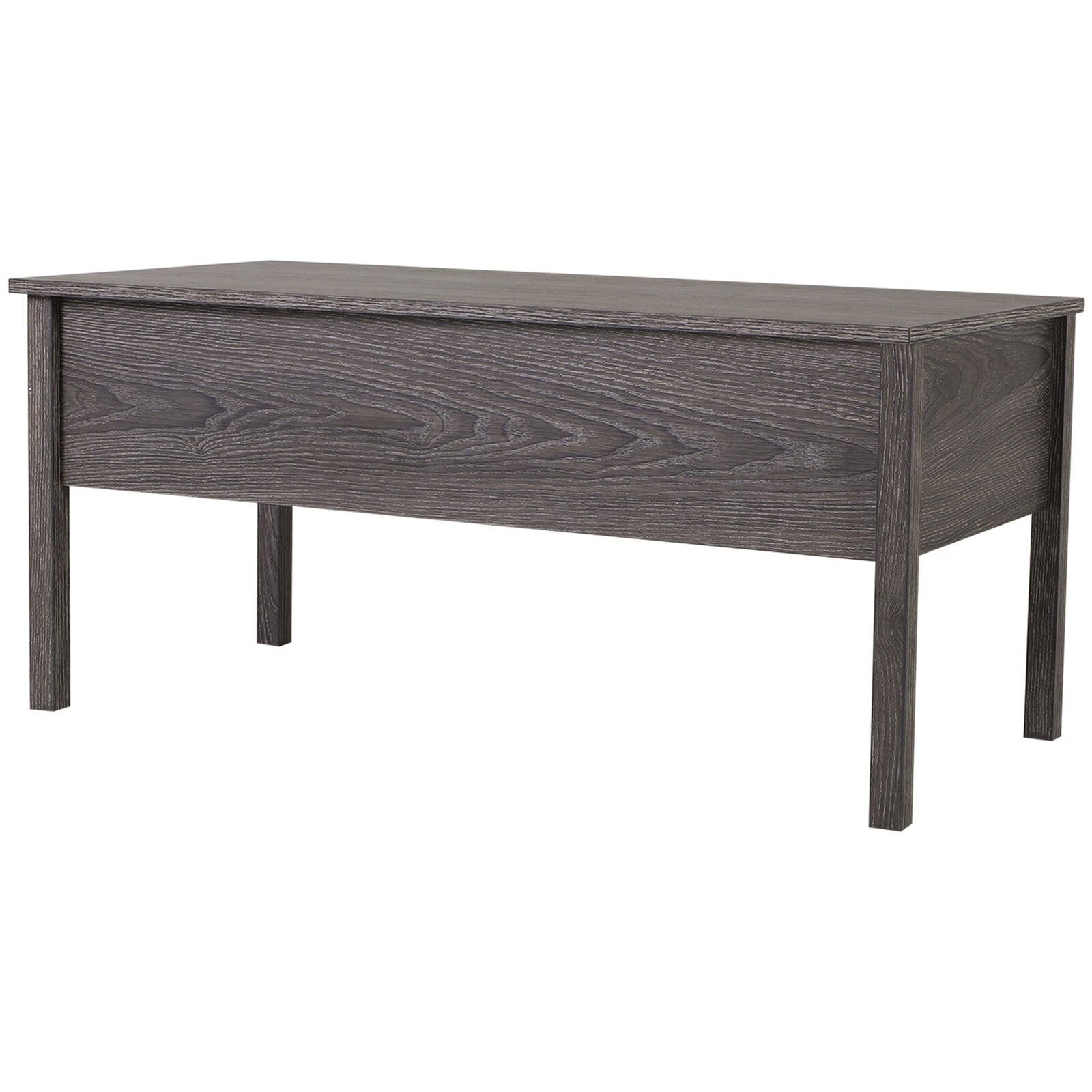 Modern Lift Top Coffee Table with Hidden Storage Floating Extendable Desk Tan