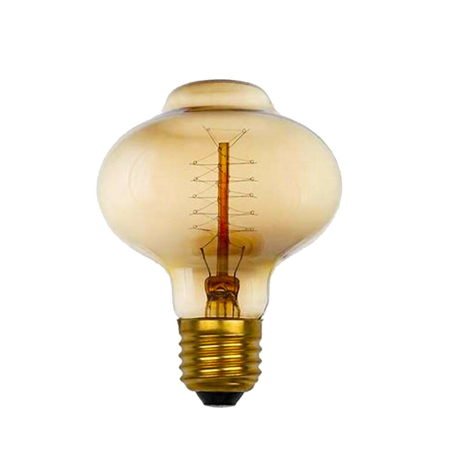 E14 E27 60W Vintage Retro Edison Antique Filament 240V Spiral Lamp Light Bulb UK